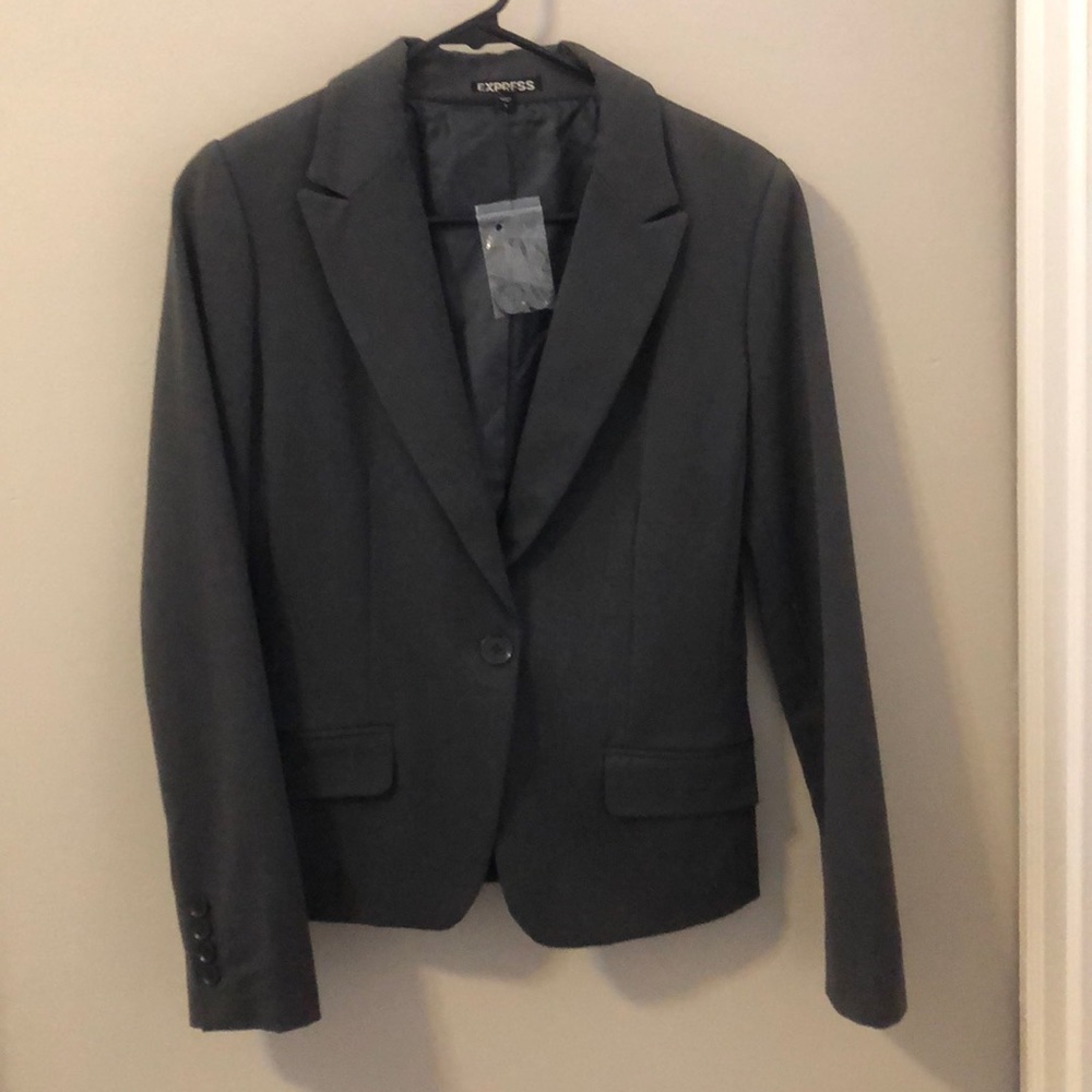 Express dark grey Blazer